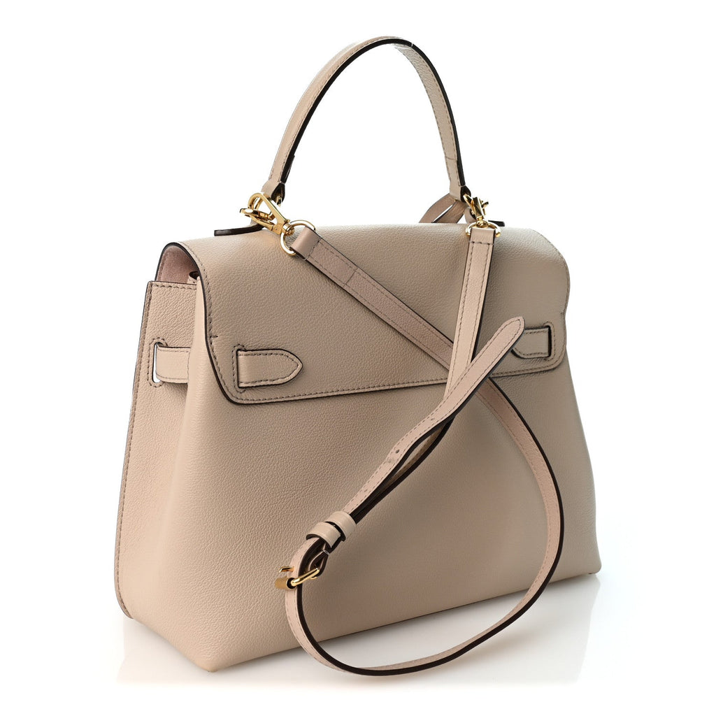 Soft Calfskin Lockme Ever MM  Greige