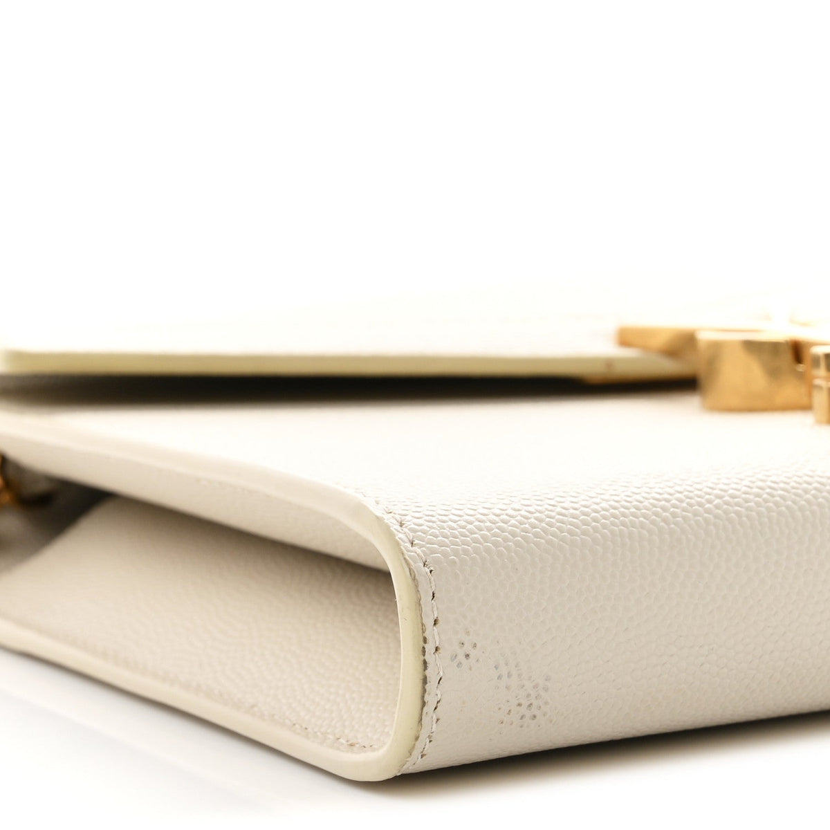 Grain De Poudre Monogram Cassandra Chain Wallet Crema Soft