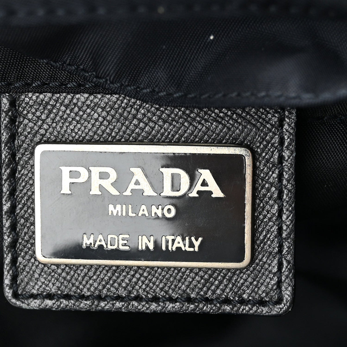 Nylon Vela Saffiano Medium Backpack  Royal
