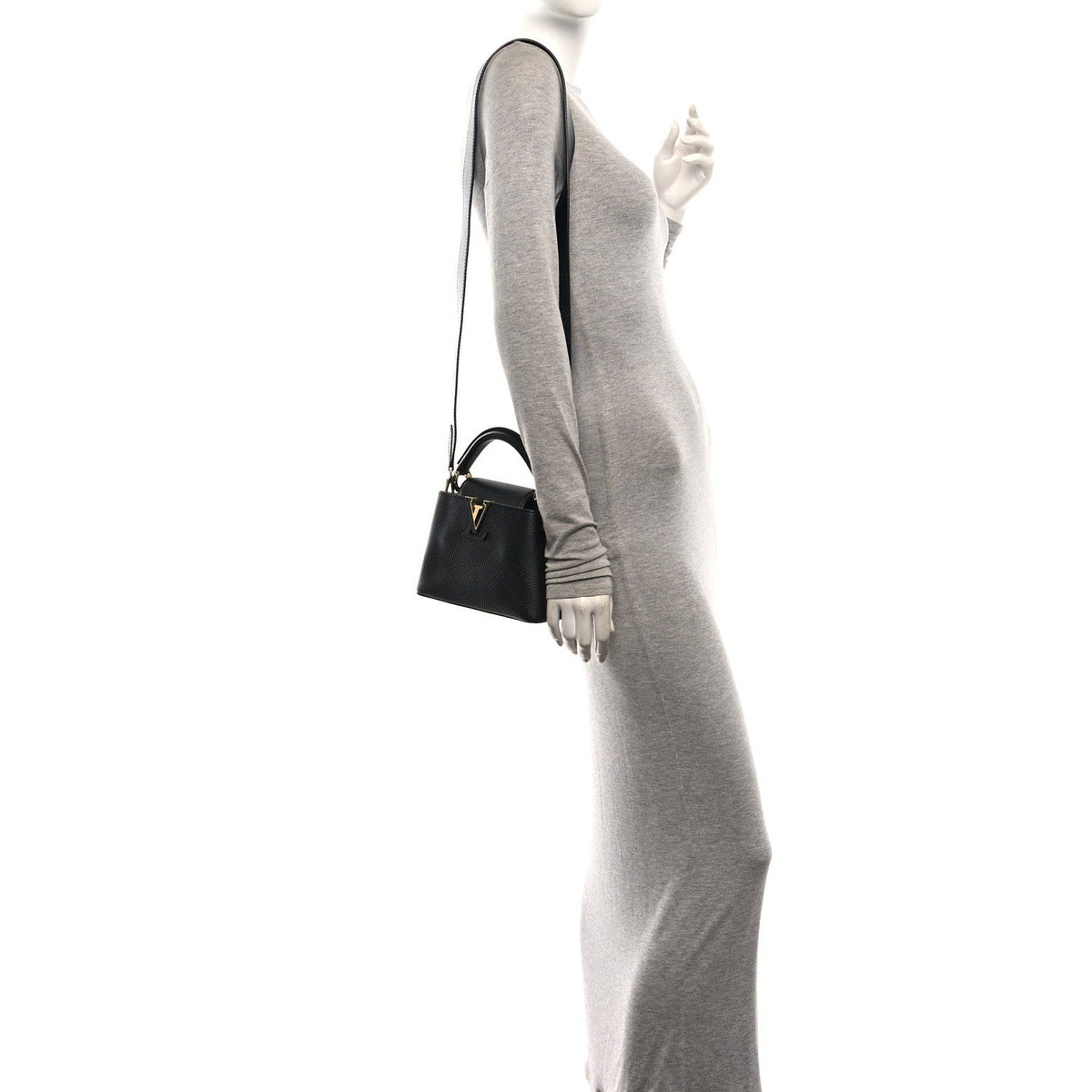 Taurillon Capucines Mini Black