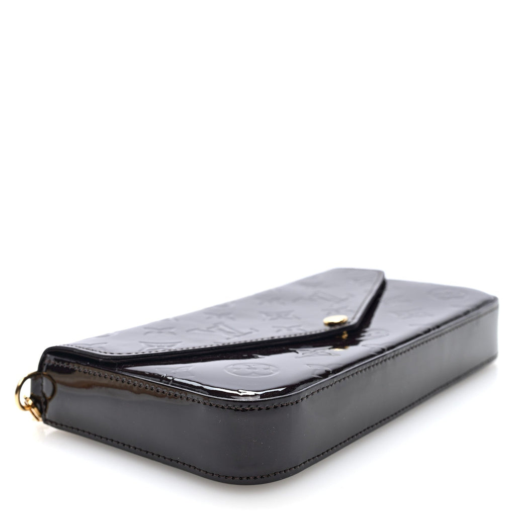 Vernis Pochette Felicie Chain Wallet Amarante