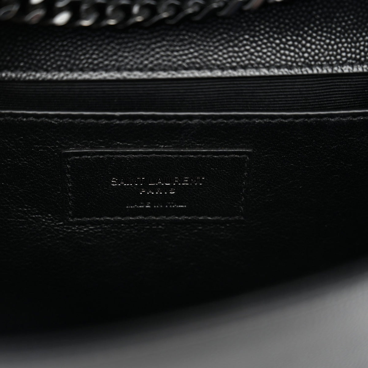 Grain De Poudre Small Classic Monogram Monochrome Kate Satchel Black