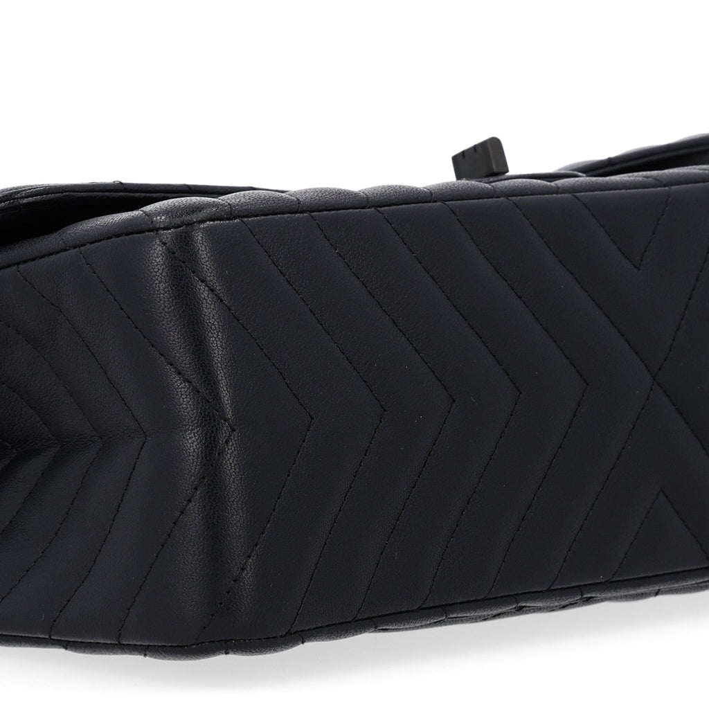 Sheepskin Chevron Quilted 2.55 Reissue 226 Flap So Black