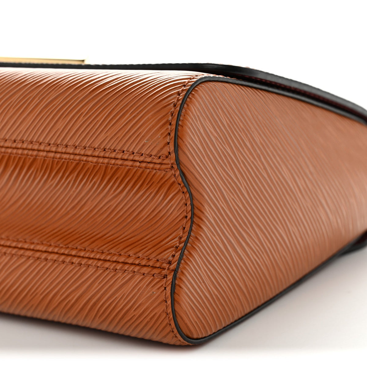 Epi Twist Shoulder Bag MM Gold Cipango
