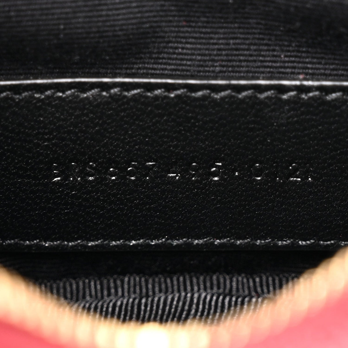 Grain De Poudre Matelasse Monogram Baby Lou Camera Bag Opyum Red