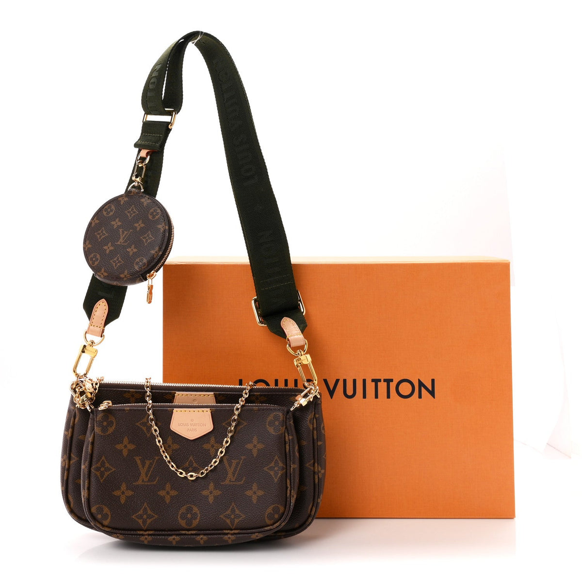 Monogram Multi Pochette Accessories Kaki
