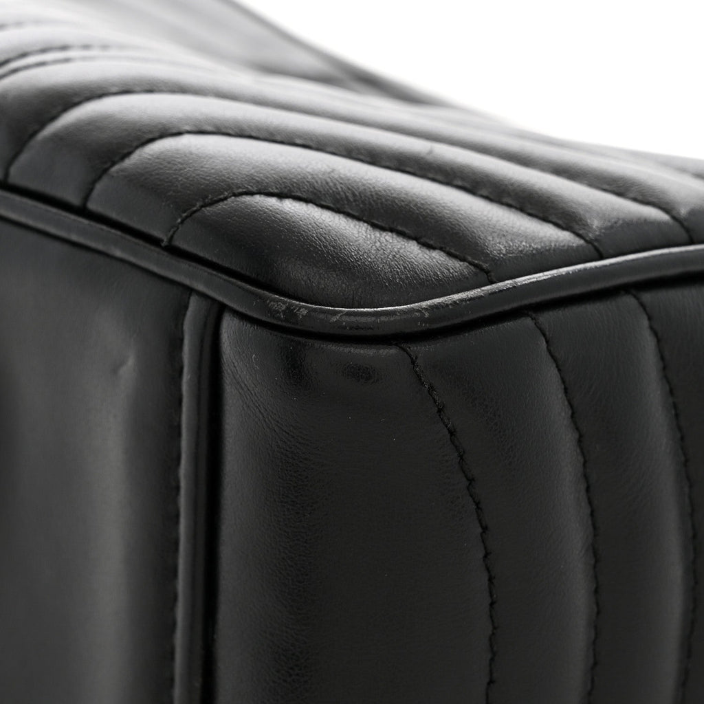 Soft Calfskin Diagramme Camera Bag Black