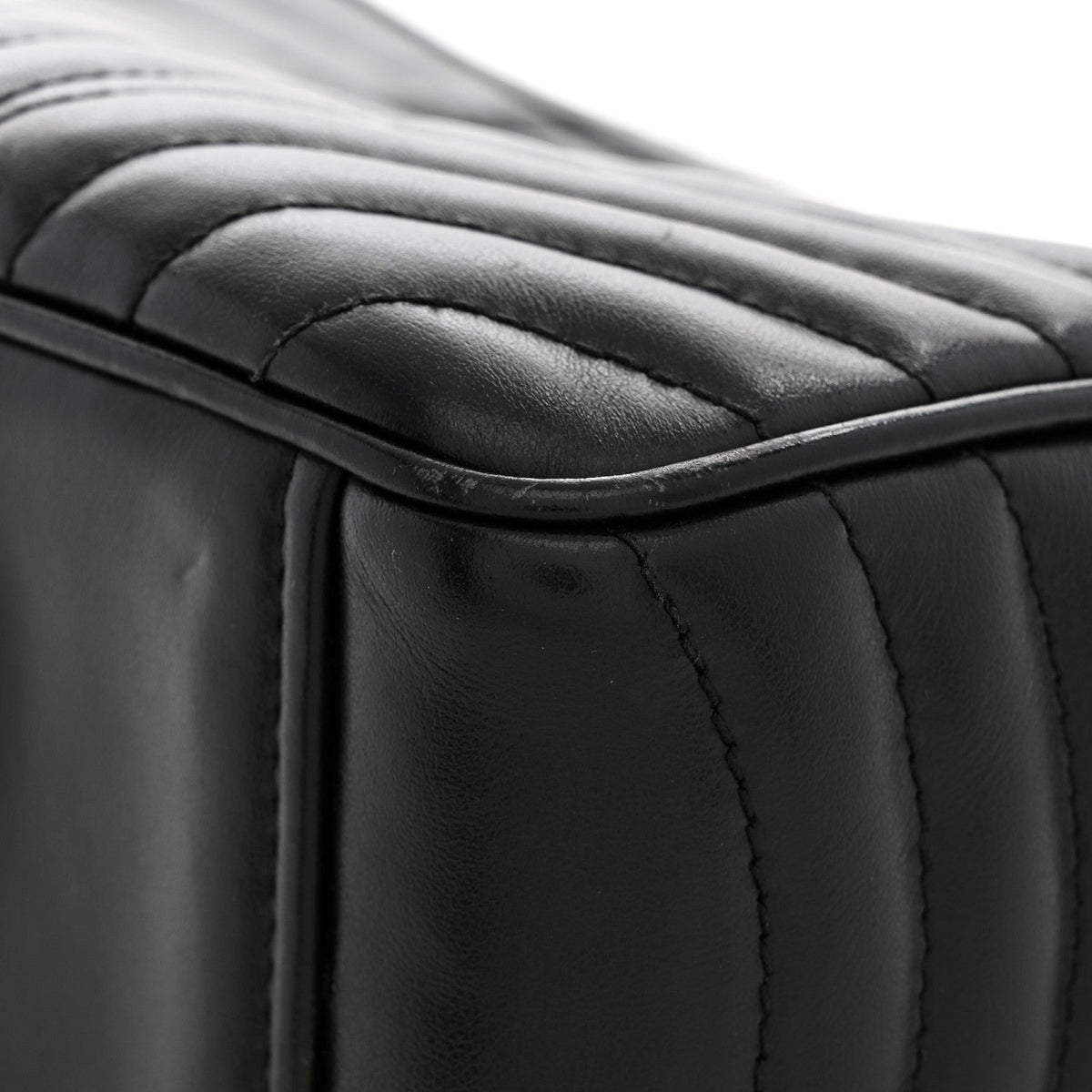 Soft Calfskin Diagramme Camera Bag Black
