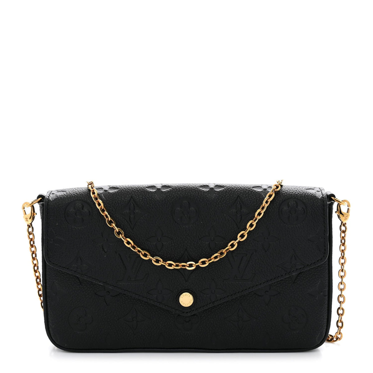 Empreinte Pochette Felicie Chain Wallet Black