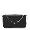 Epi Pochette Felicie Black Hot Pink