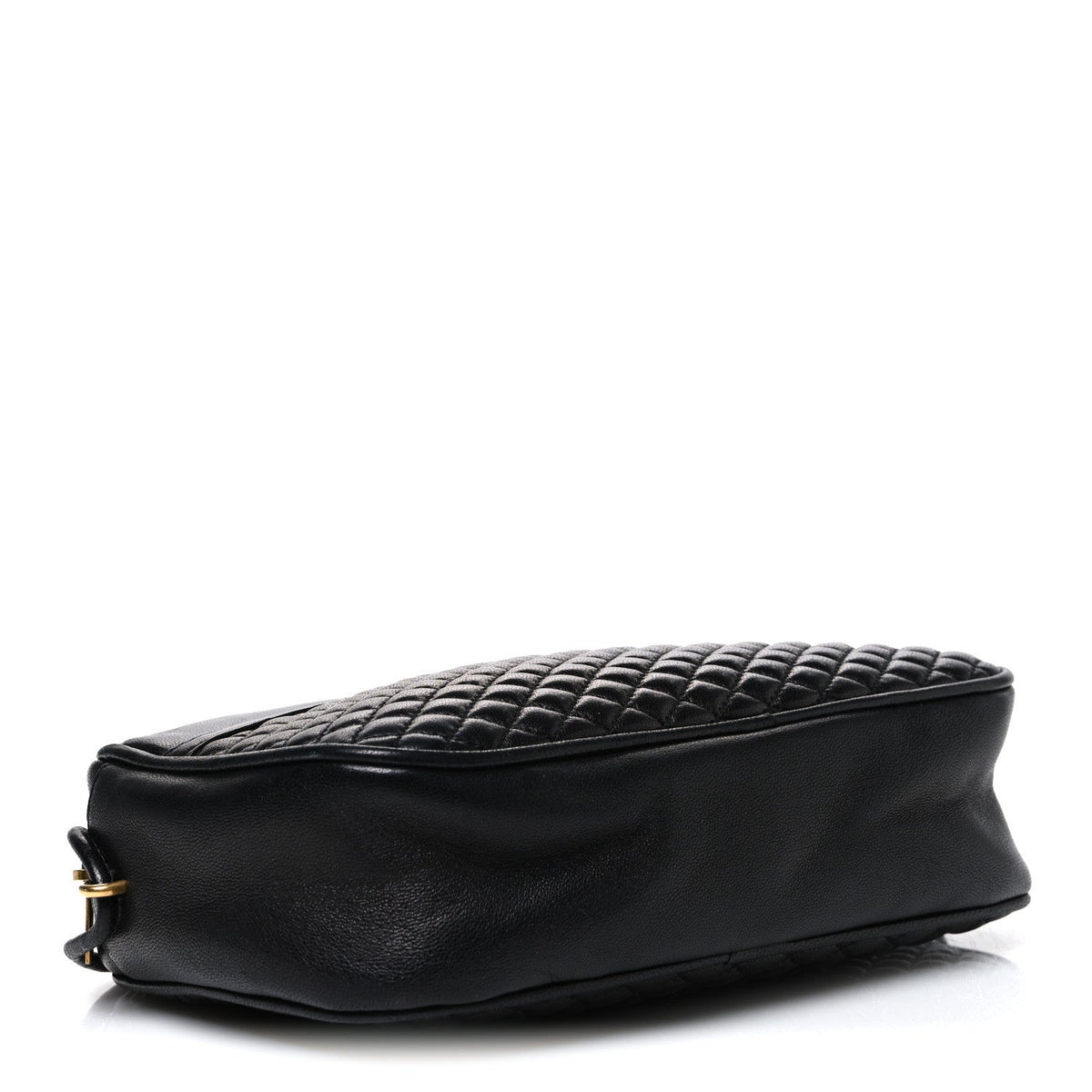 Lambskin Quilted Victoire Camera Bag Black
