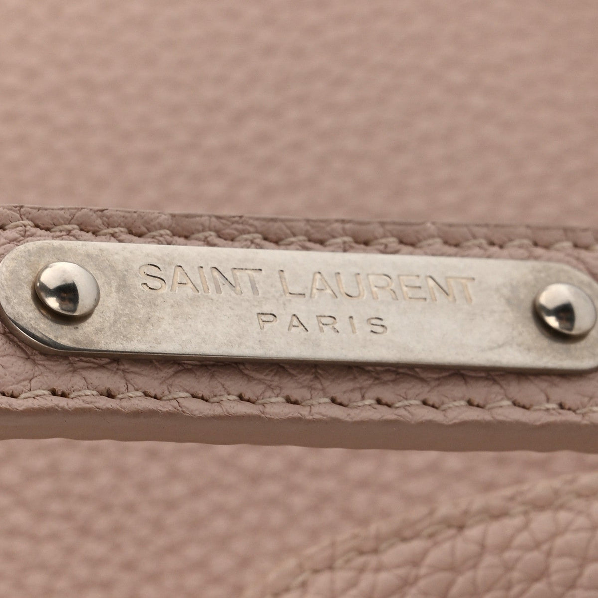 Grained Calfskin Nano Supple Sac De Jour Marble Pink