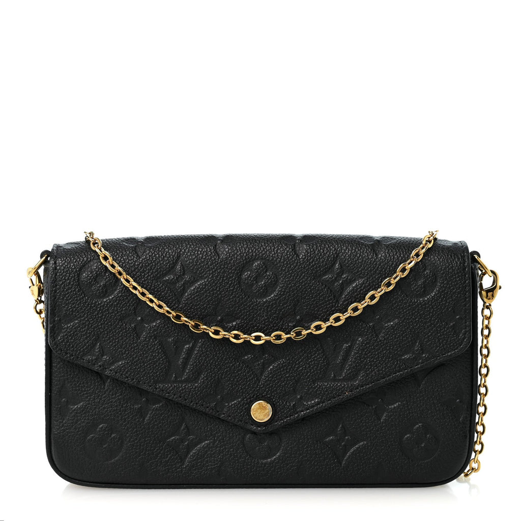 Empreinte Pochette Felicie Chain Wallet Black