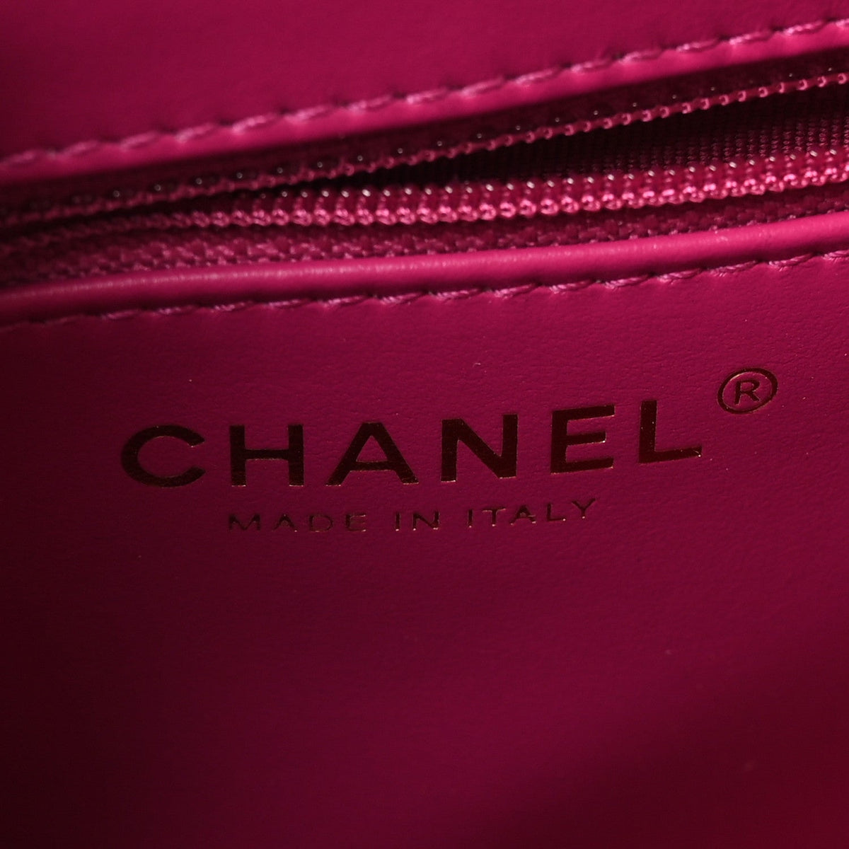 Denim Quilted Nano Kelly Shopper Fuchsia