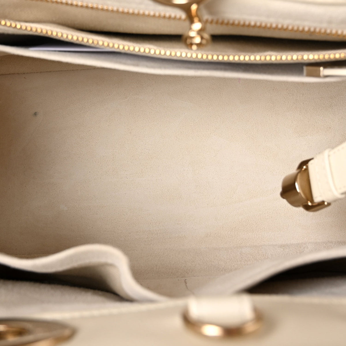Calfskin Cannage Medium The Lady 95.22 White