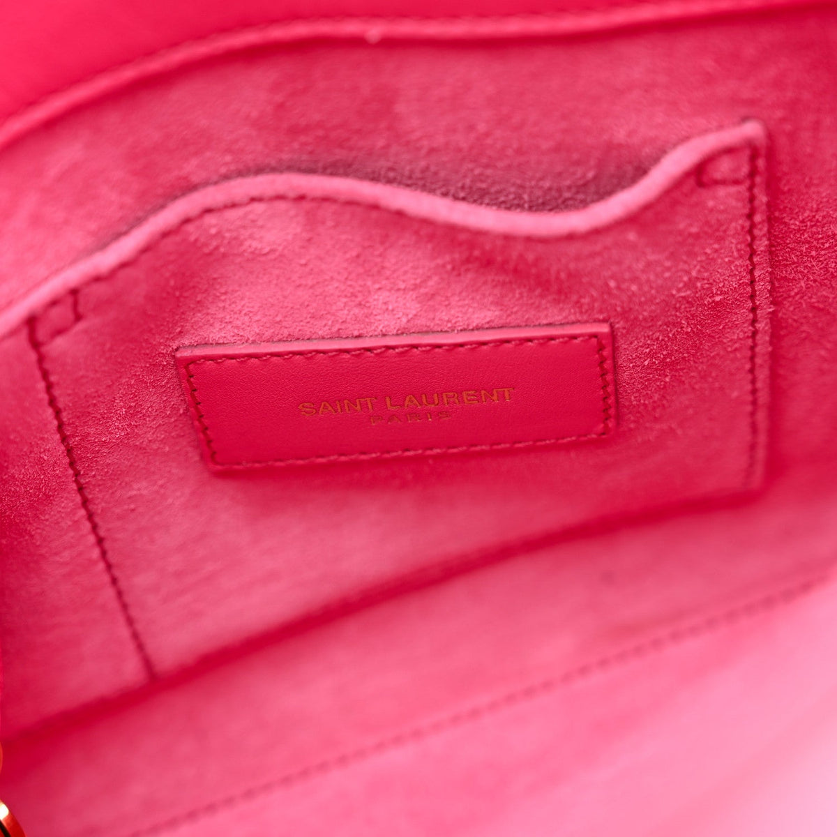 Grained Calfskin Nano Sac De Jour Lipstick Fuchsia