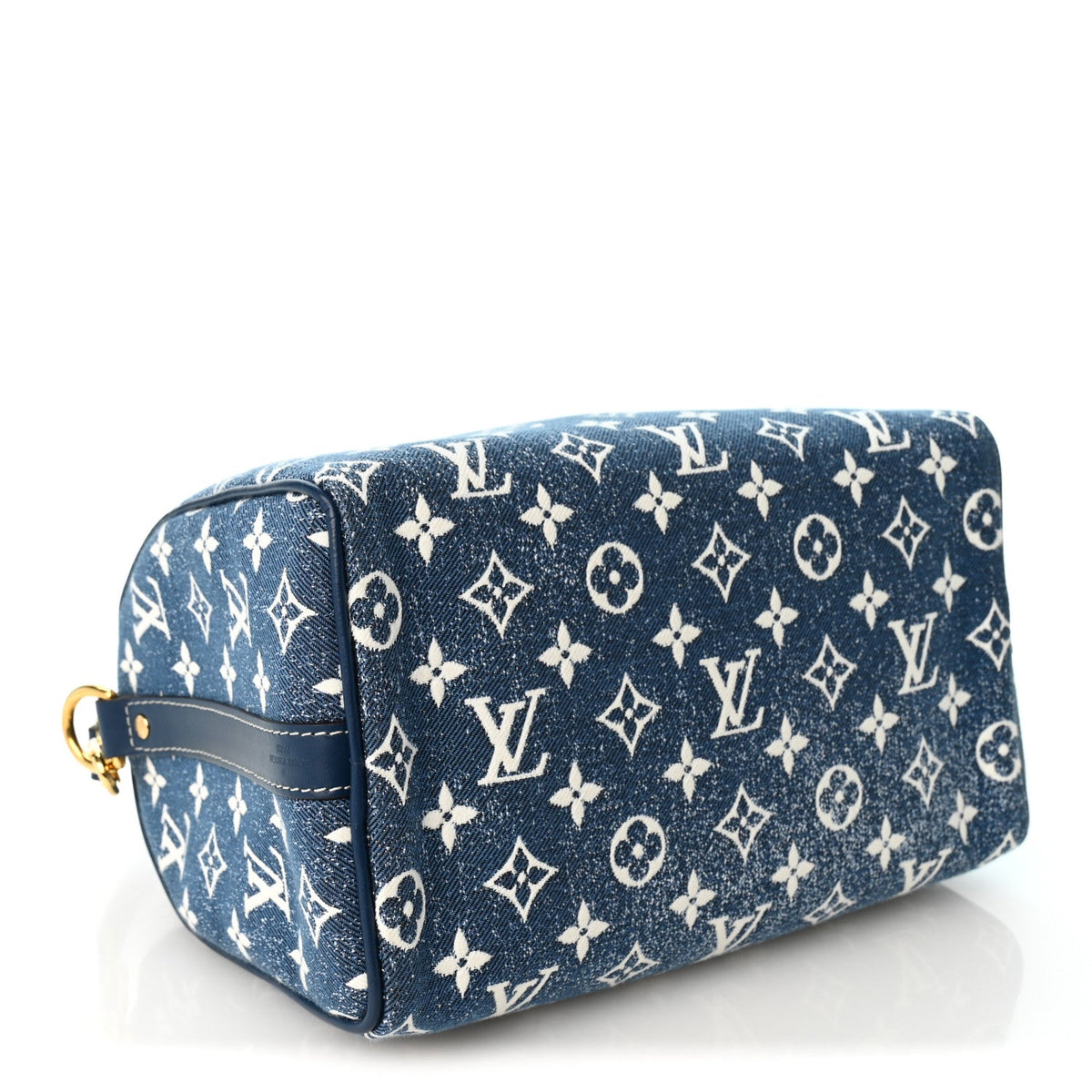 Monogram Jacquard Denim Speedy Bandouliere 25 Bleu