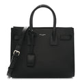 Grained Calfskin Baby Sac De Jour Souple Black