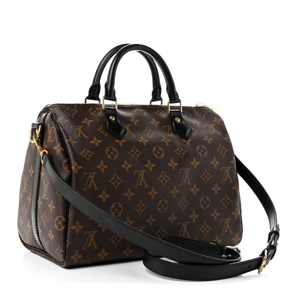 Monogram My World Tour Speedy Bandouliere 30 Black
