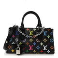 LV X TM Monogram Multicolor OnTheGo East West Black