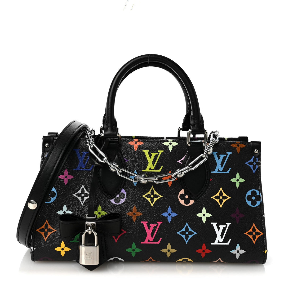 LV X TM Monogram Multicolor OnTheGo East West Black