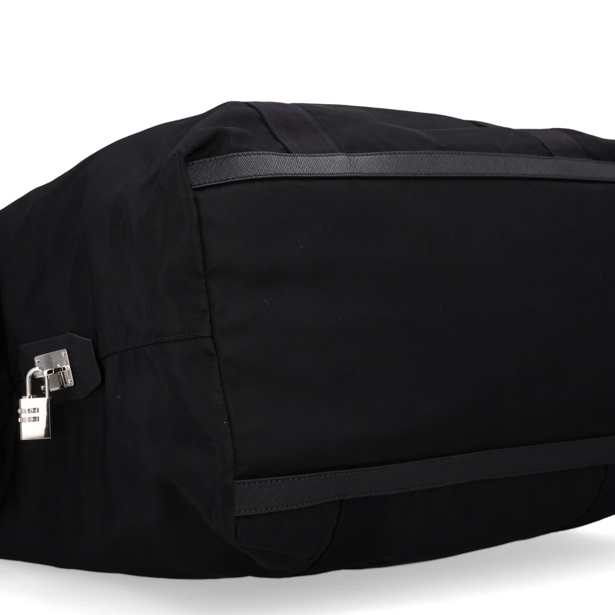 Re-Nylon Saffiano Duffle Bag Black