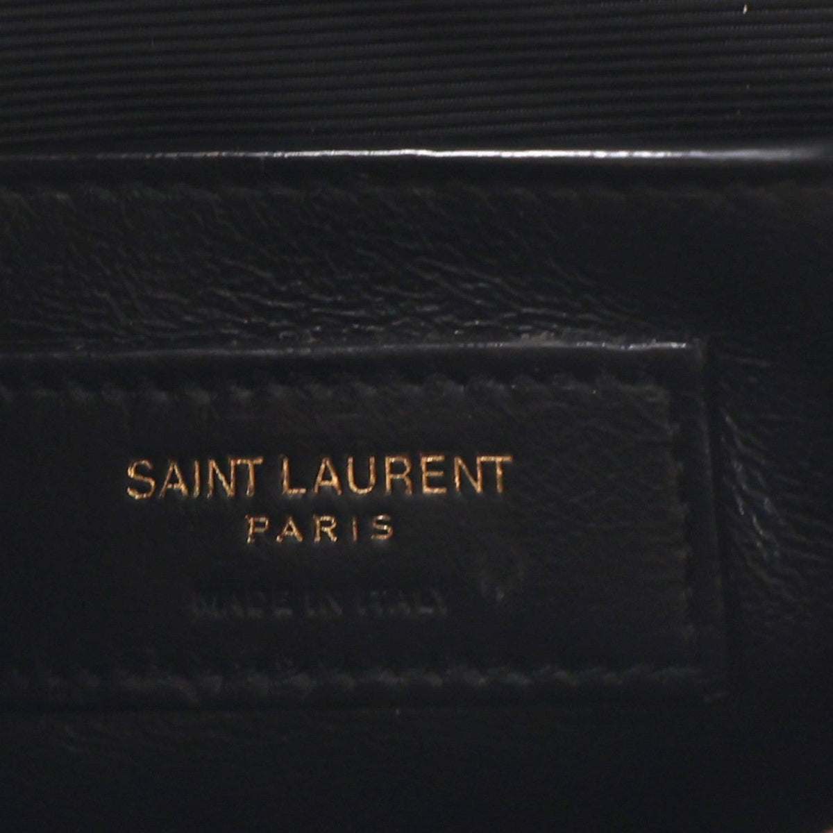 Grain De Poudre Textured Mixed Matelasse Triquilt Small Monogram Satchel Black