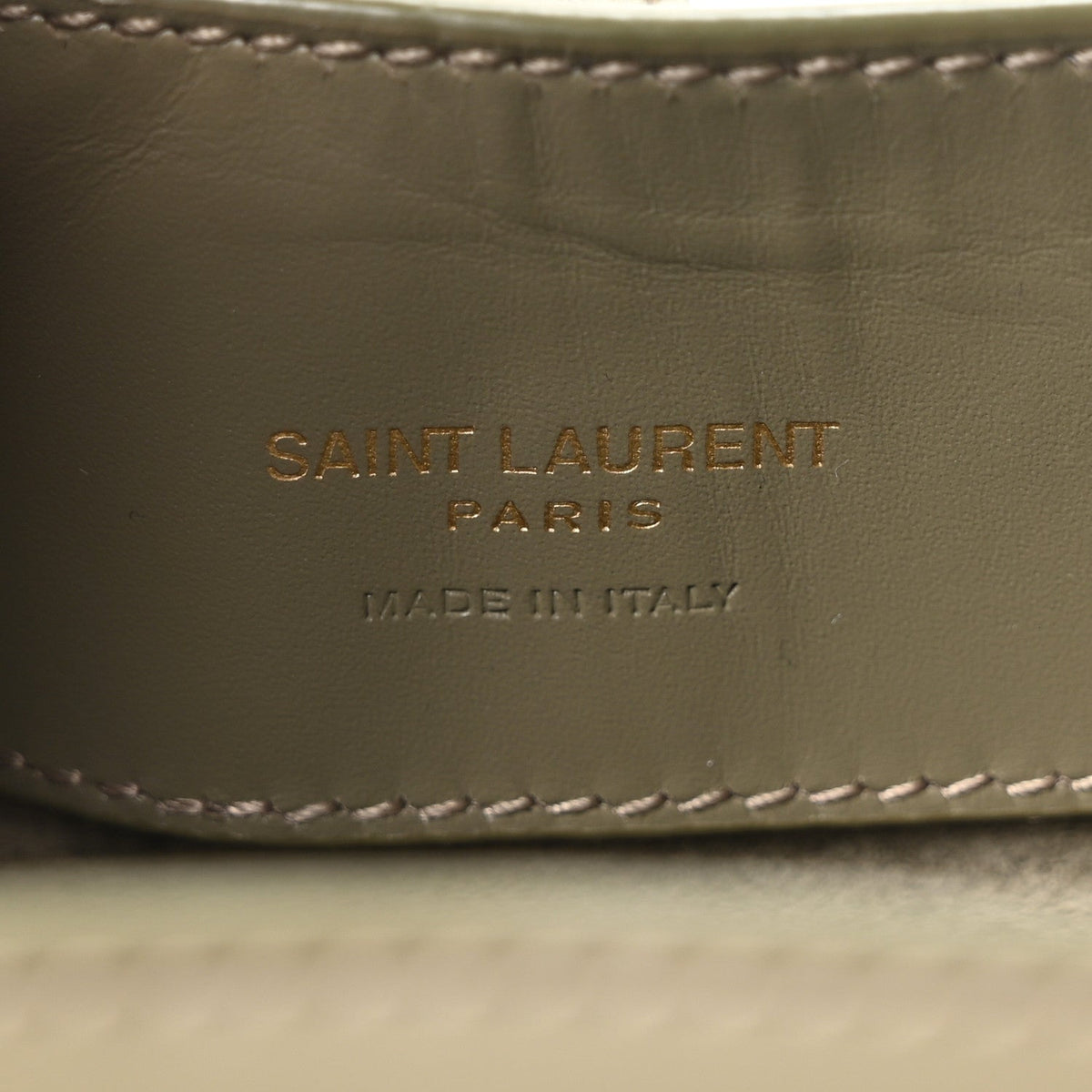 Shiny Calfskin Le 37 Mini Bucket Bag Strong Moss