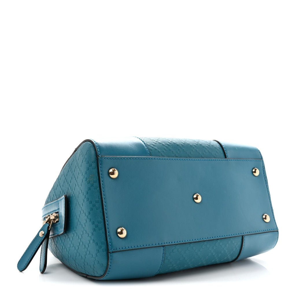 Hilary Lux Bright Diamante Top Handle Bag Deep Cobalt