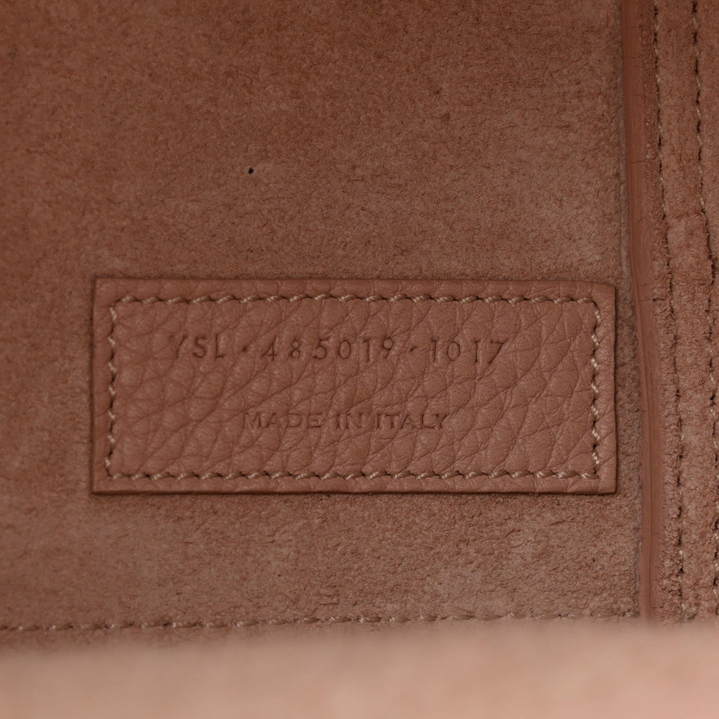 Grained Calfskin Nano Supple Sac De Jour Marble Pink