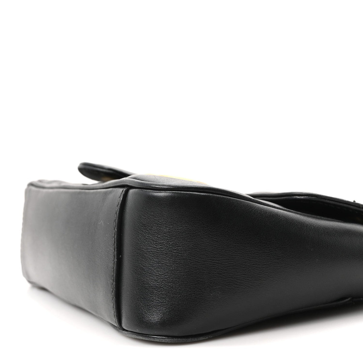 Calfskin Matelasse Mini GG Marmont Shoulder Bag Black