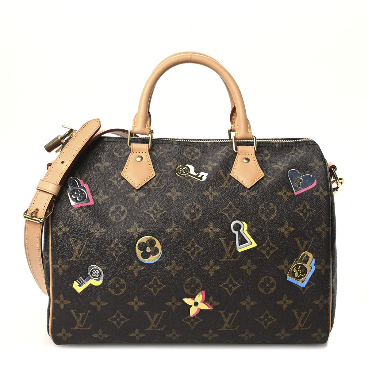 Monogram Love Lock Speedy Bandouliere 30