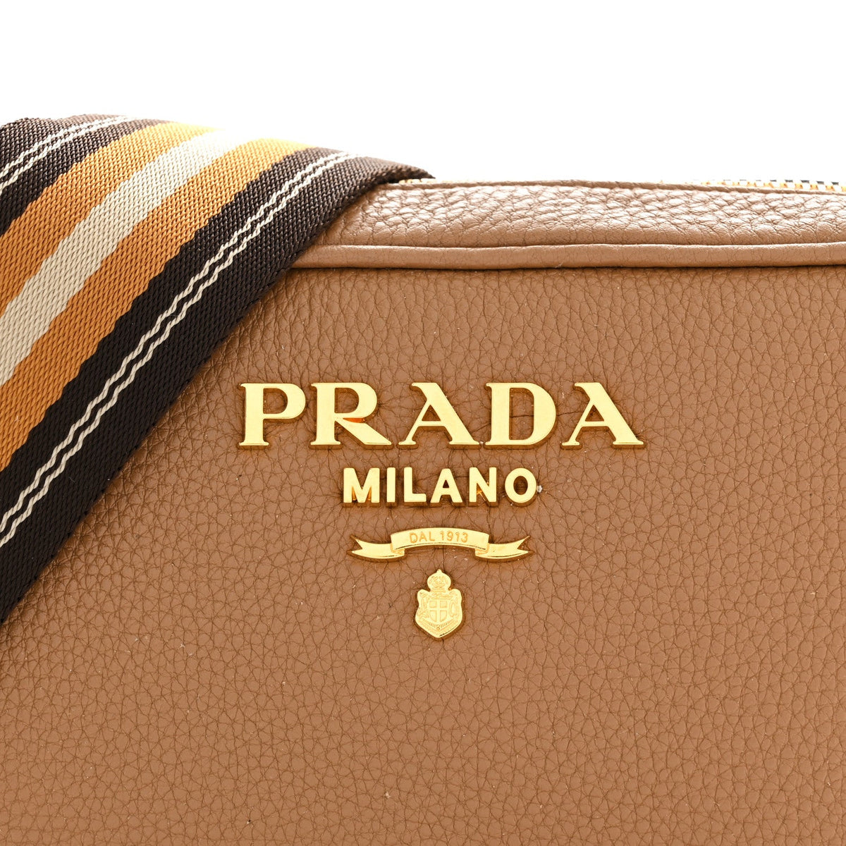 Vitello Phenix Camera Bag Caramel