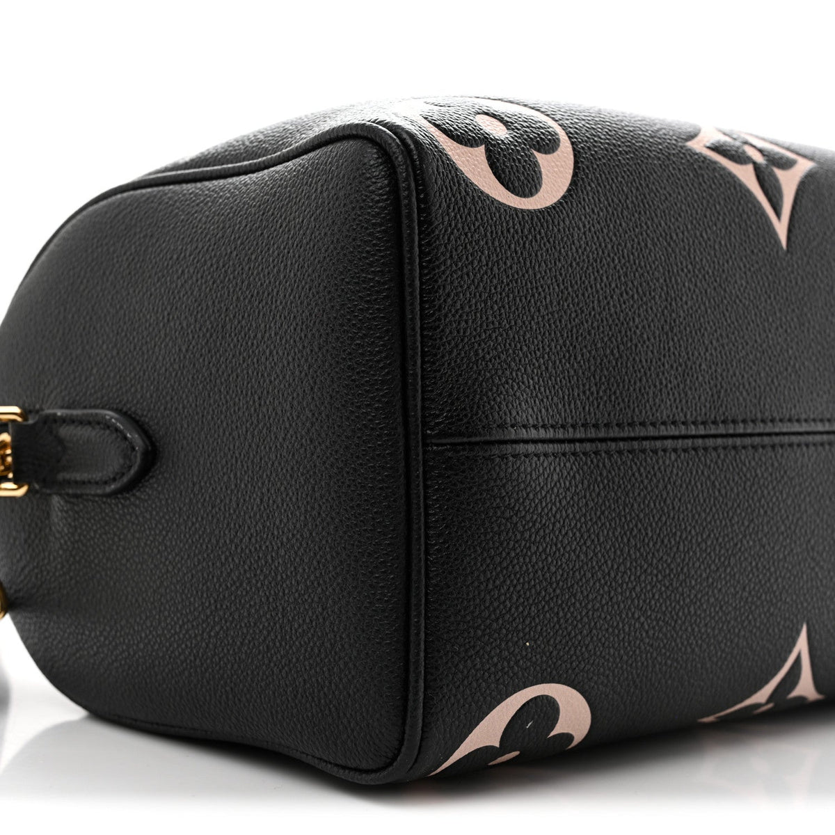 Empreinte Monogram Giant Speedy Bandouliere 25 Black Beige