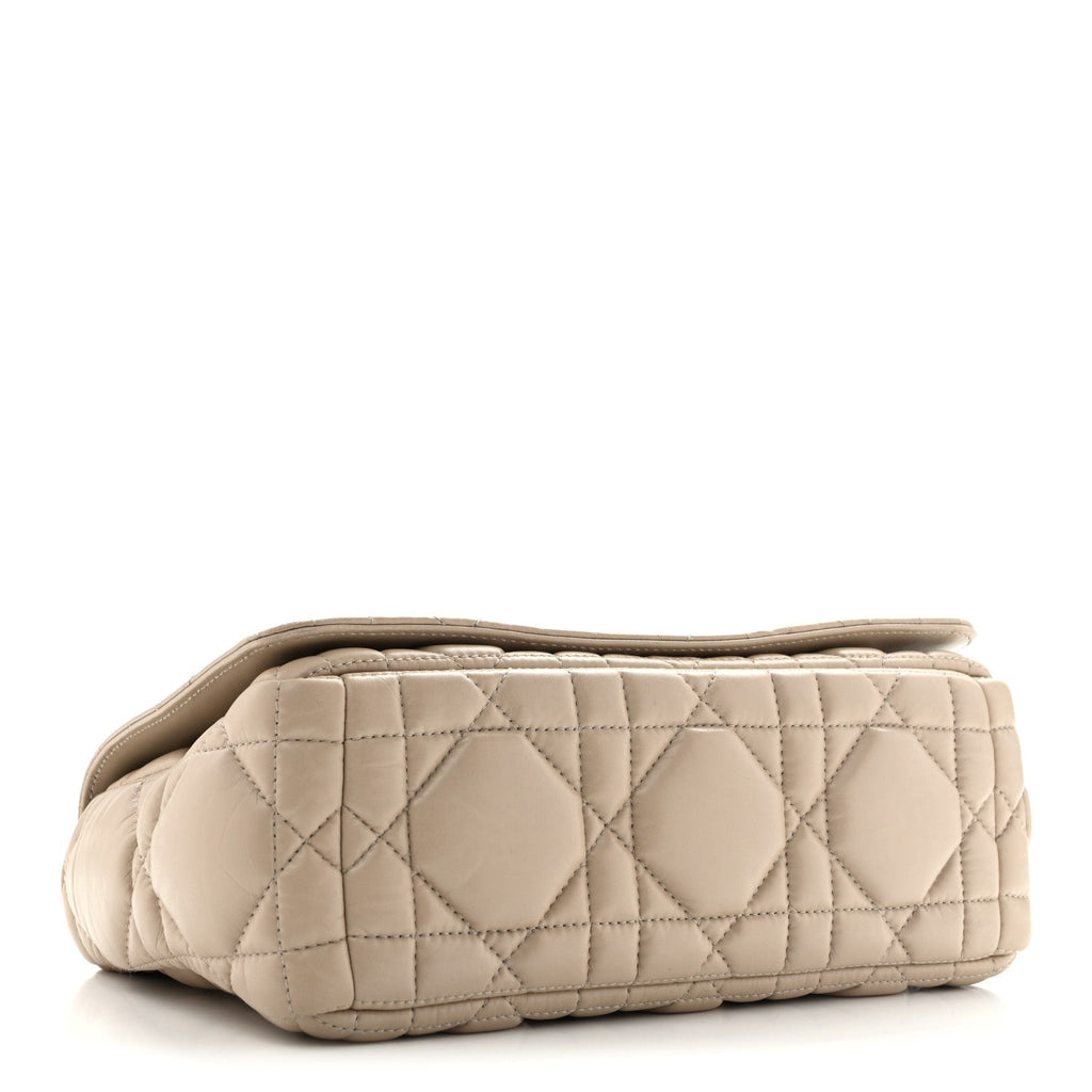Calfskin Macrocannage Medium Caro Bag Sand