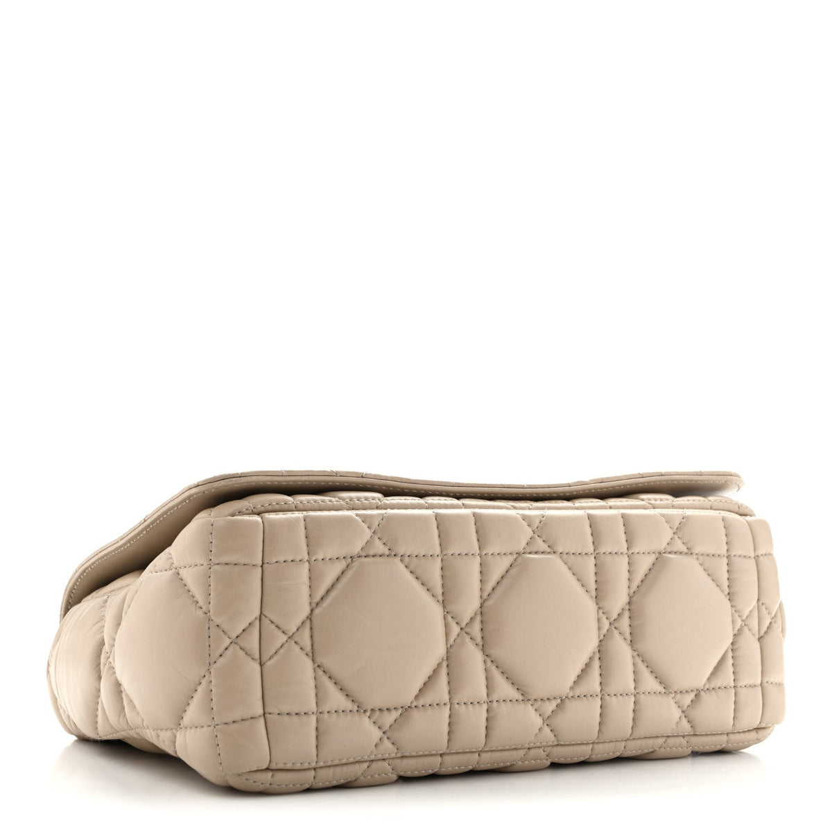 Calfskin Macrocannage Medium Caro Bag Sand