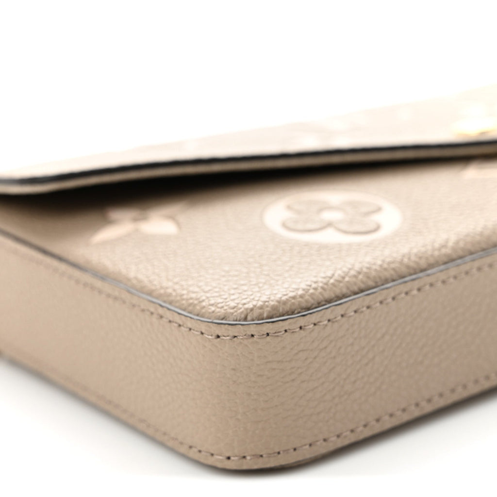 Empreinte Monogram Giant Felicie Pochette Tourterelle Creme