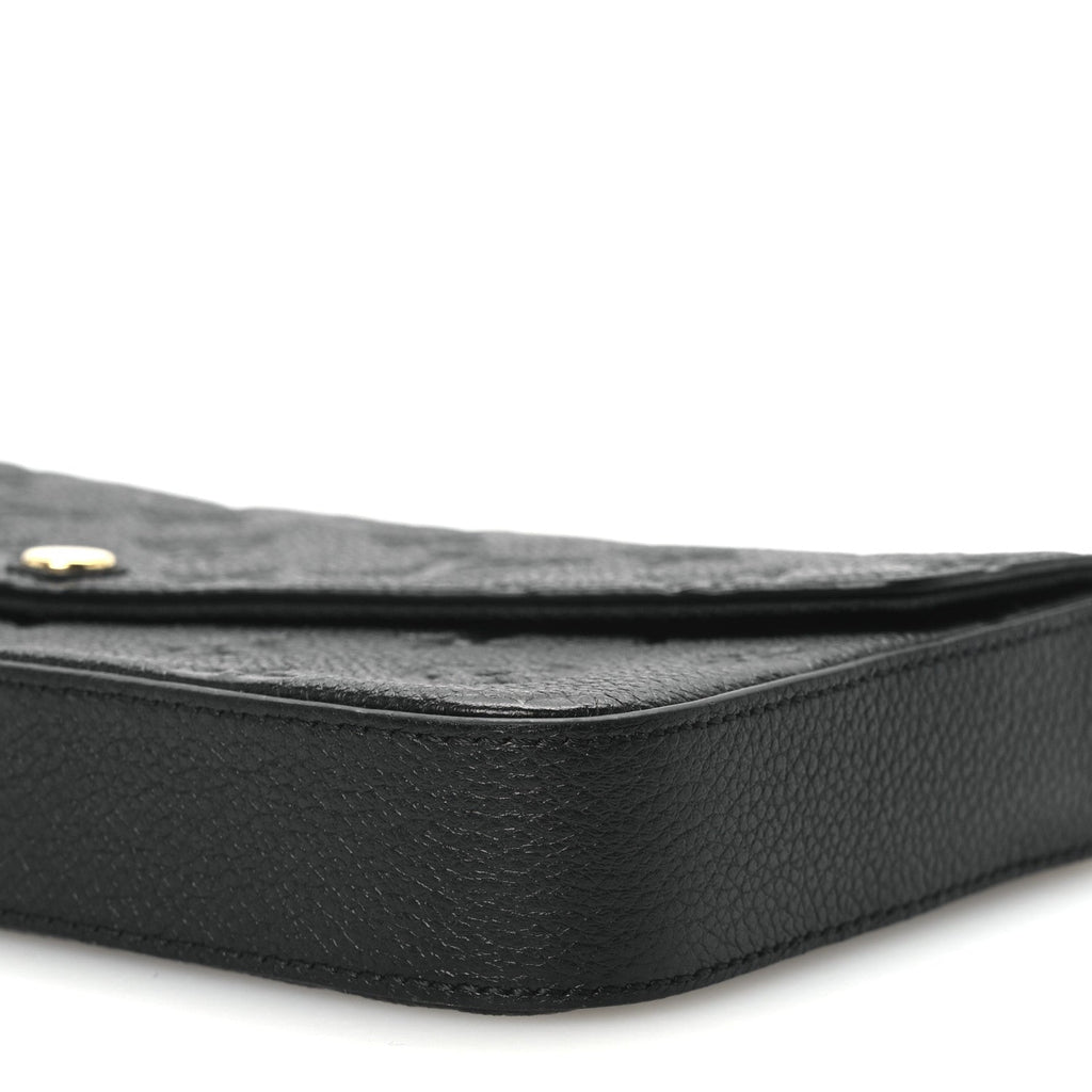 Empreinte Pochette Felicie Chain Wallet Black