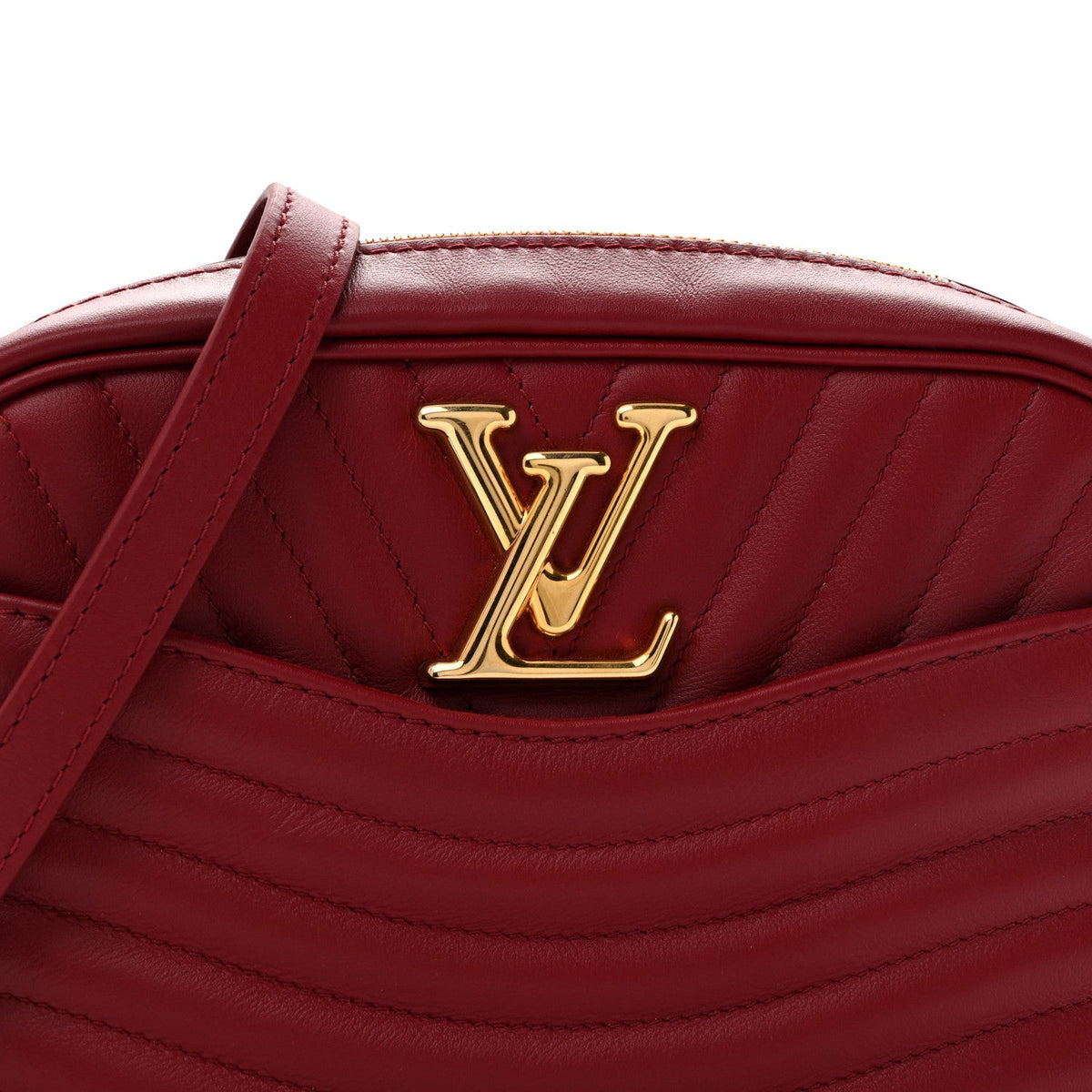 Calfskin New Wave Camera Bag Red