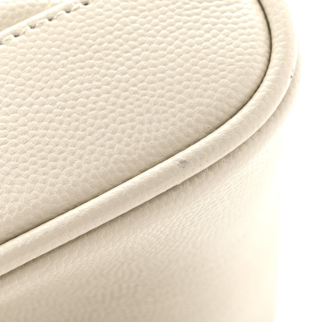 Grain de Poudre Quilted 80's Vanity Bag Crema Soft