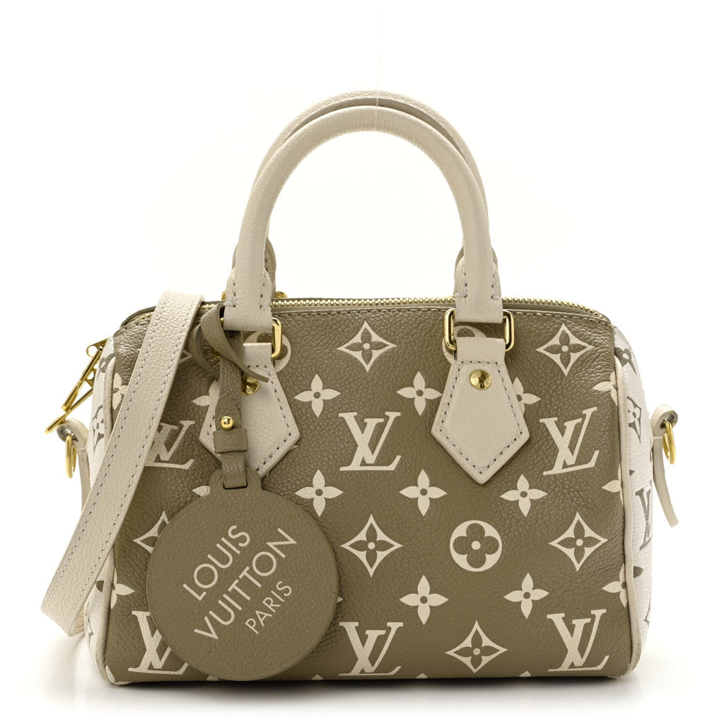 Empreinte Monogram Spring in the City Speedy Bandouliere 20 Kaki Beige Cream