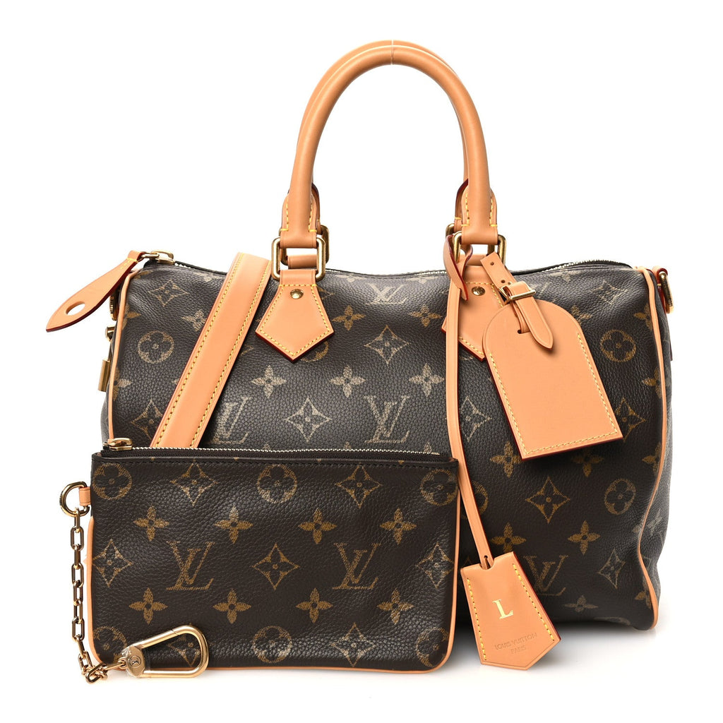 Calfskin Monogram Speedy P9 Bandouliere 30