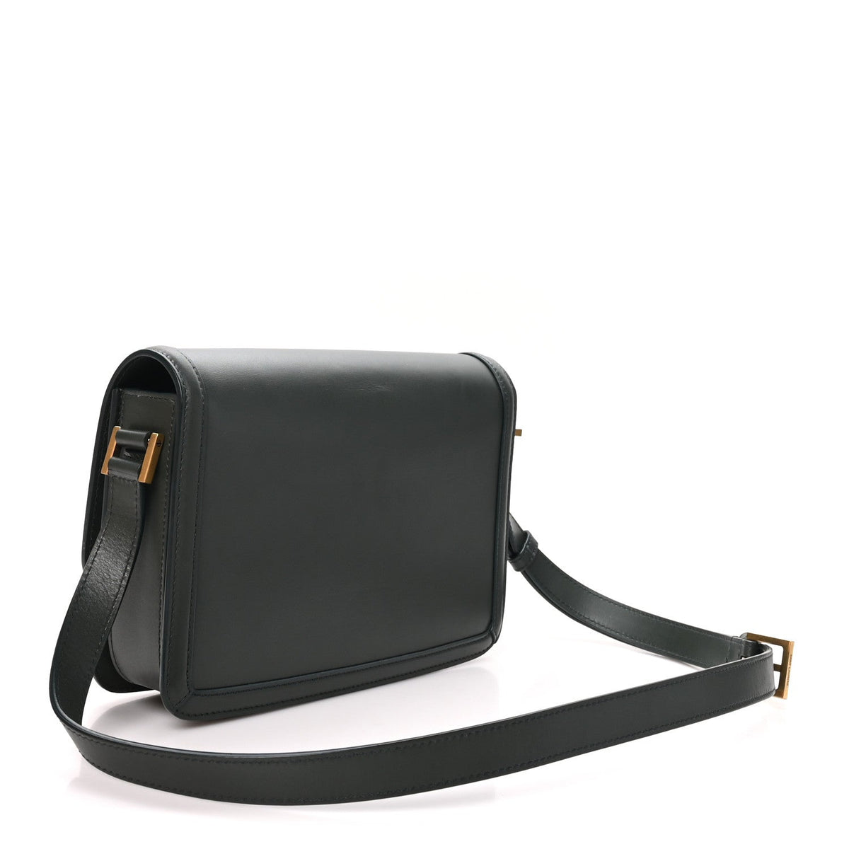 Box Calfskin Monogram Medium Solferino Satchel Vert Fonce