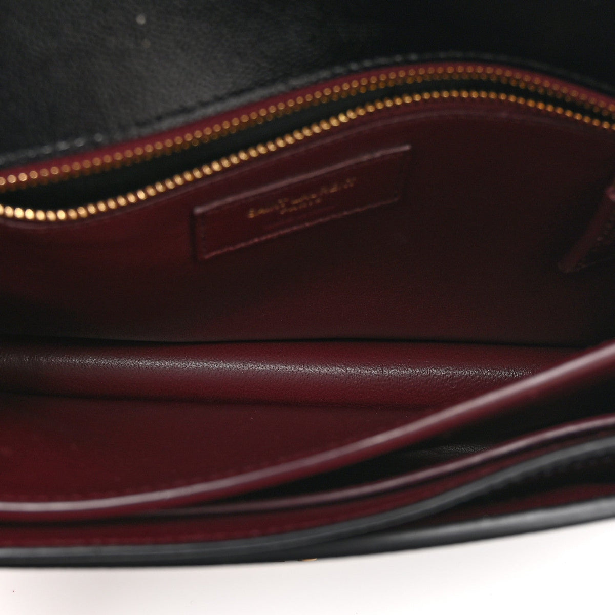 Grain De Poudre Monogram Cassandra Clasp Bag Black