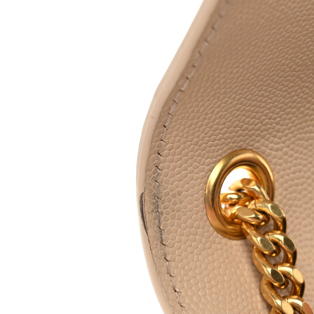 Grain De Poudre Medium Monogram Kate Satchel Dark Beige