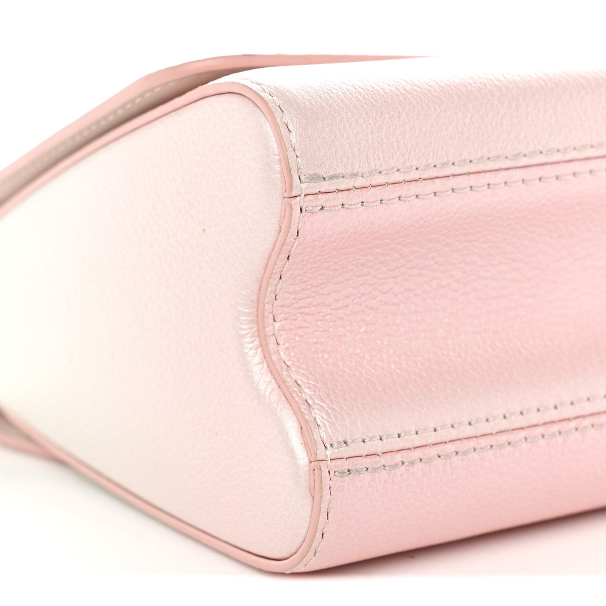 Calfskin Twist Chain Shoulder Bag PM Shaded Pink
