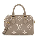 Empreinte Monogram Giant Speedy Bandouliere 20 Creme Beige