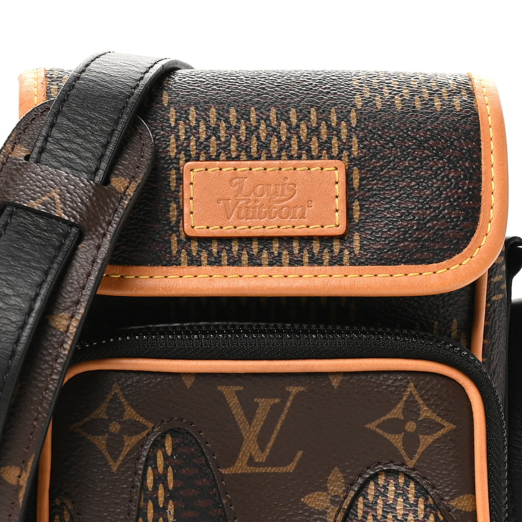 X NIGO Giant Damier Ebene Monogram Nano Amazone Messenger