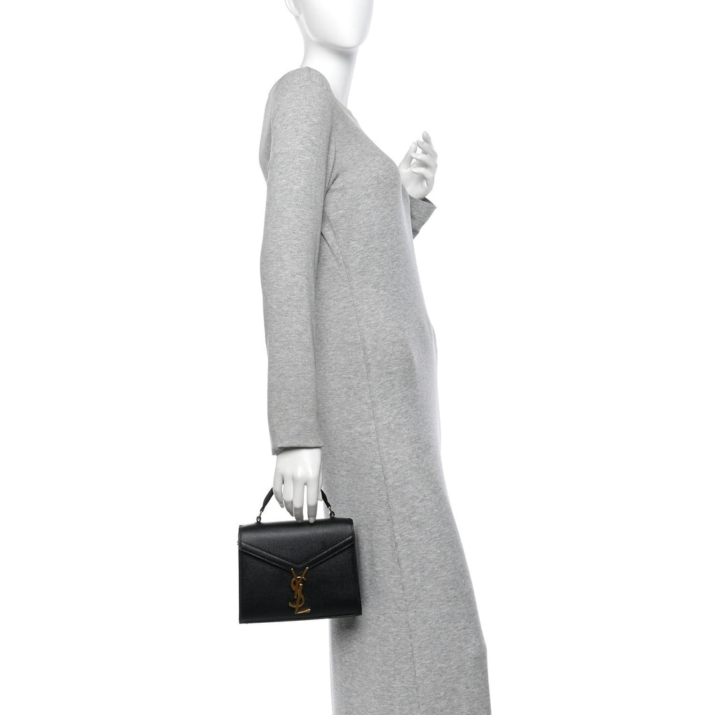 Grain de Poudre Mini Classic Monogram Cassandra Top Handle Black
