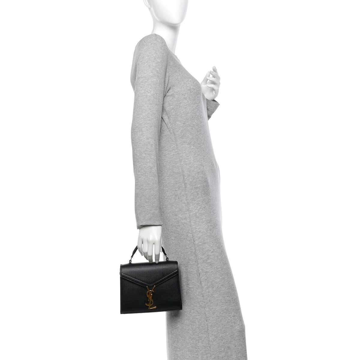 Grain de Poudre Mini Classic Monogram Cassandra Top Handle Black